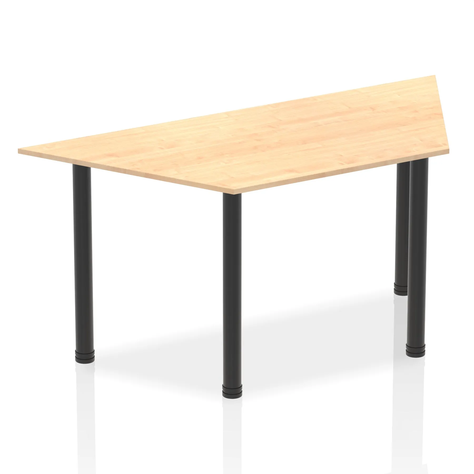 Impulse Trapezium Table With Post Leg