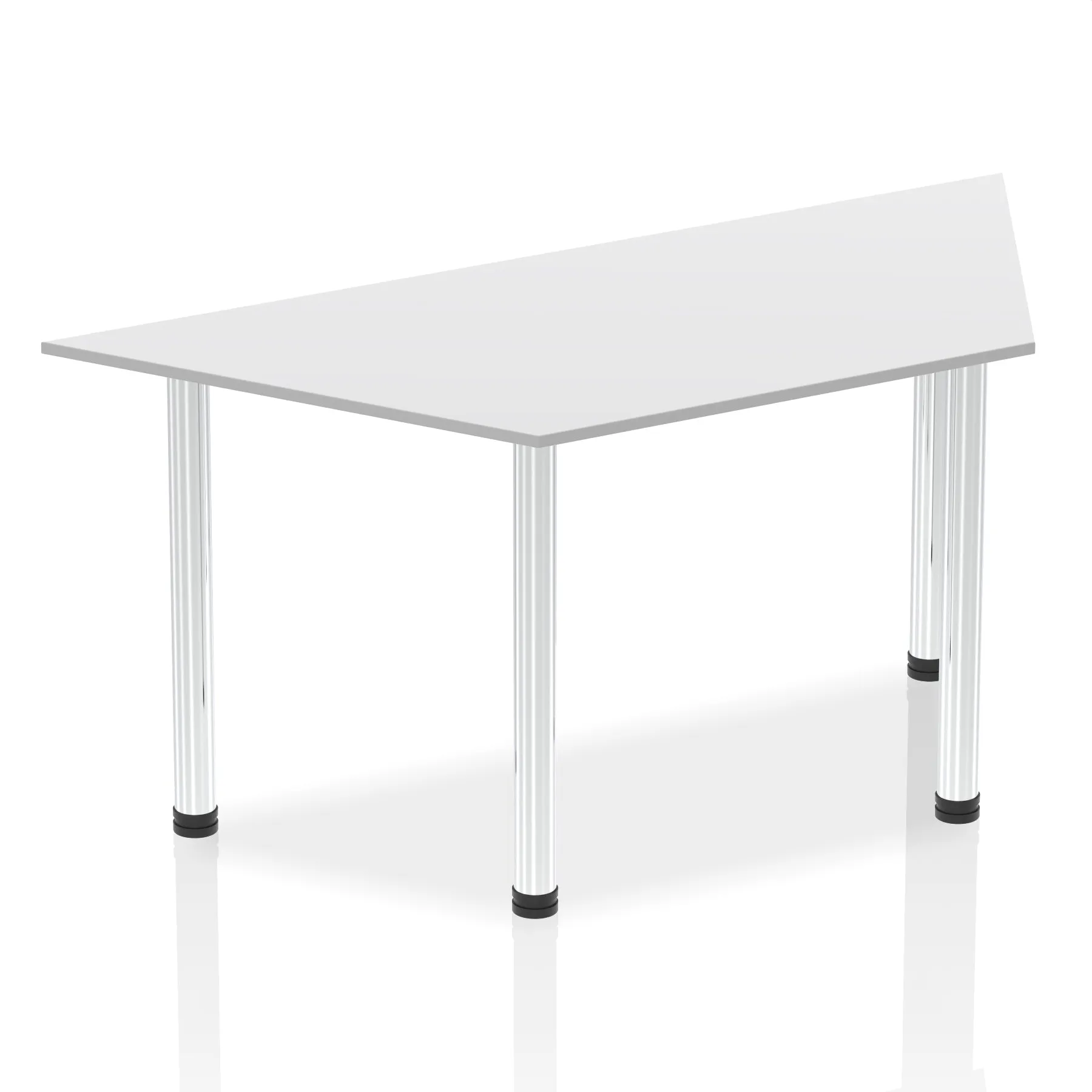 Impulse Trapezium Table With Post Leg