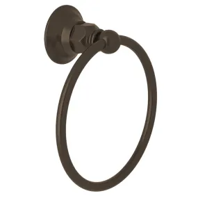 Italian 6.25" Towel Ring in Tuscan Brass