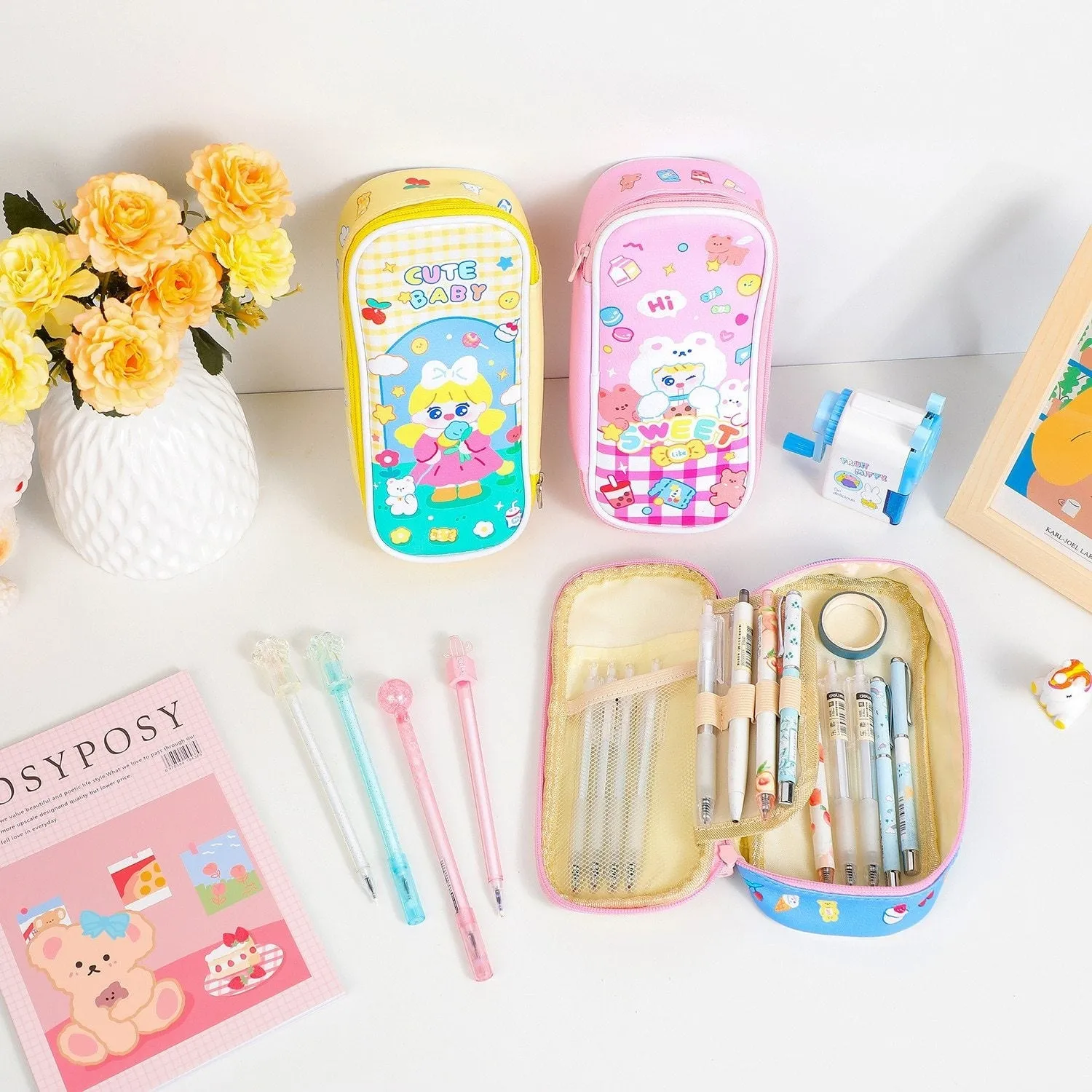 Kawaii Candy Stationary Case