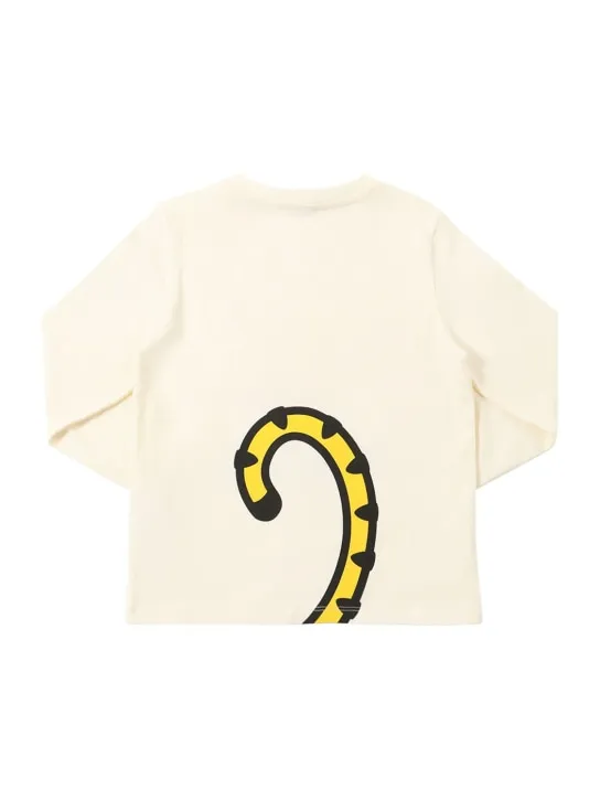 Kenzo Kids   Printed logo cotton jersey t-shirt 