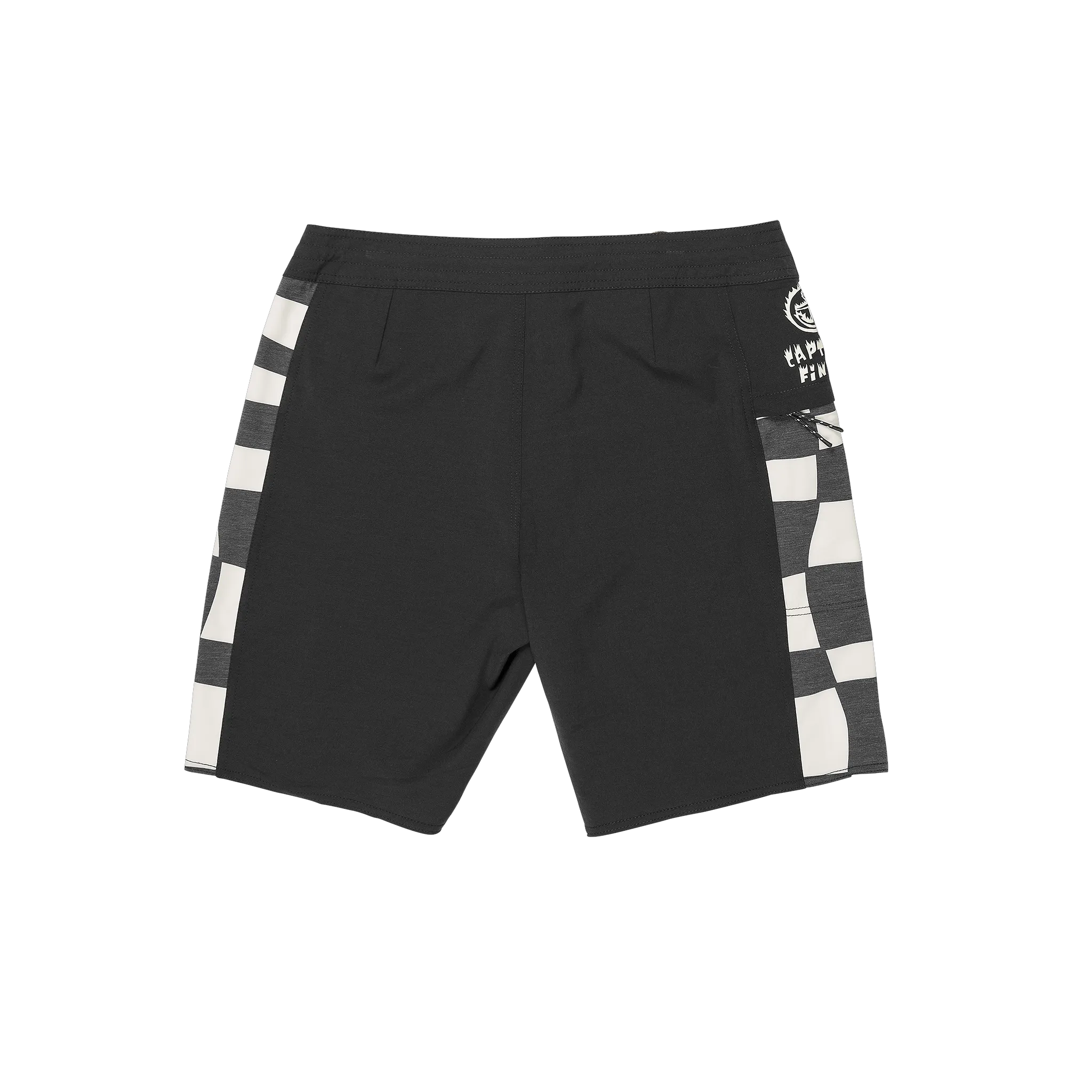 Keyhole Fire Check Boardshort - Blk