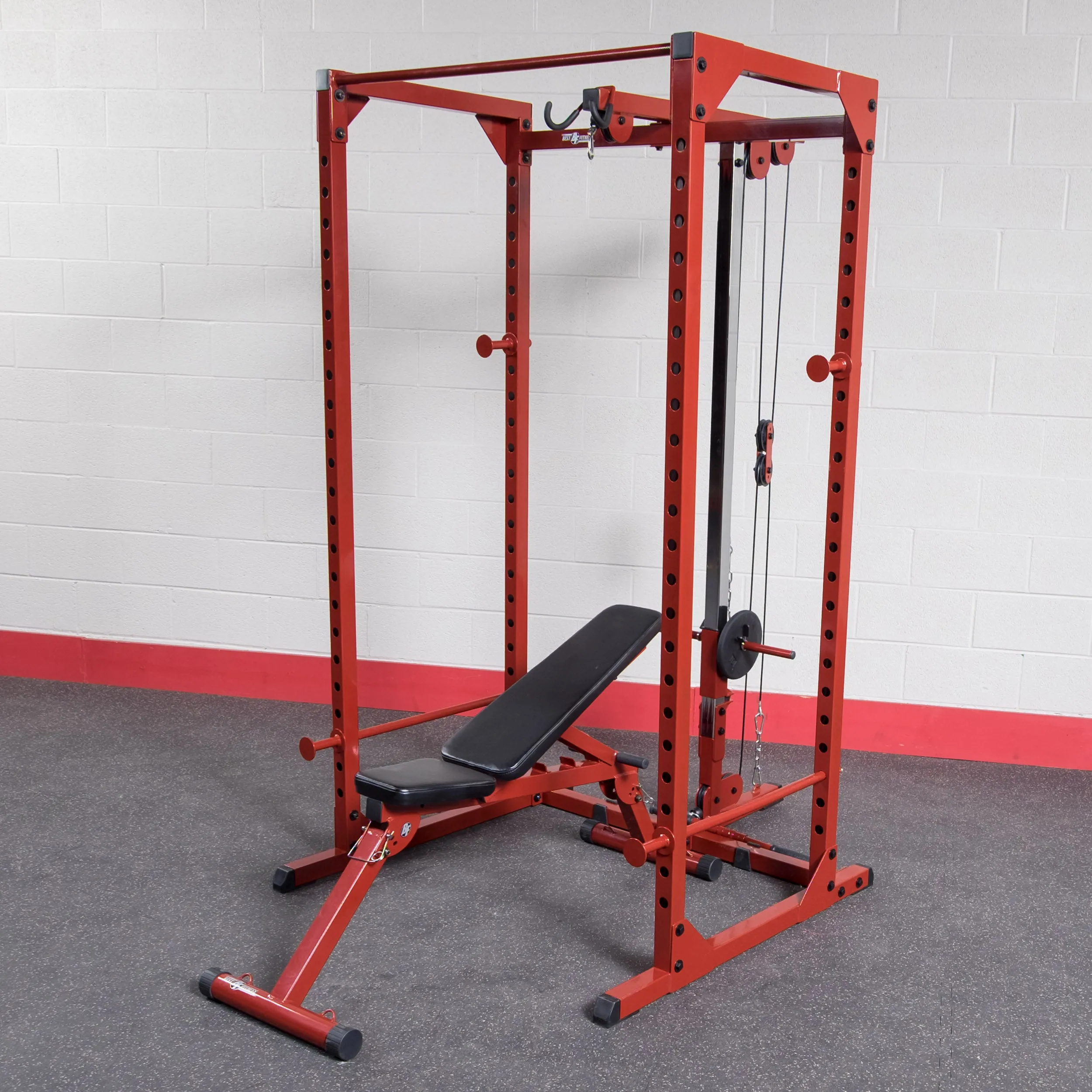 Lat Attachment for BFPR100R Best Fitness Power Rack (rack not included)