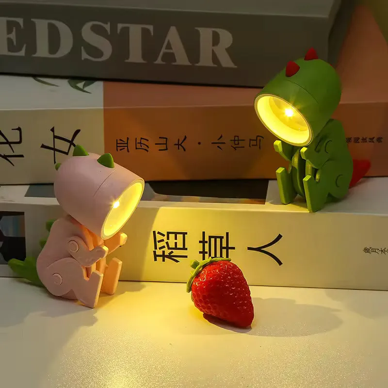 LED Dinosaur Mini Night Reading Table Lamp