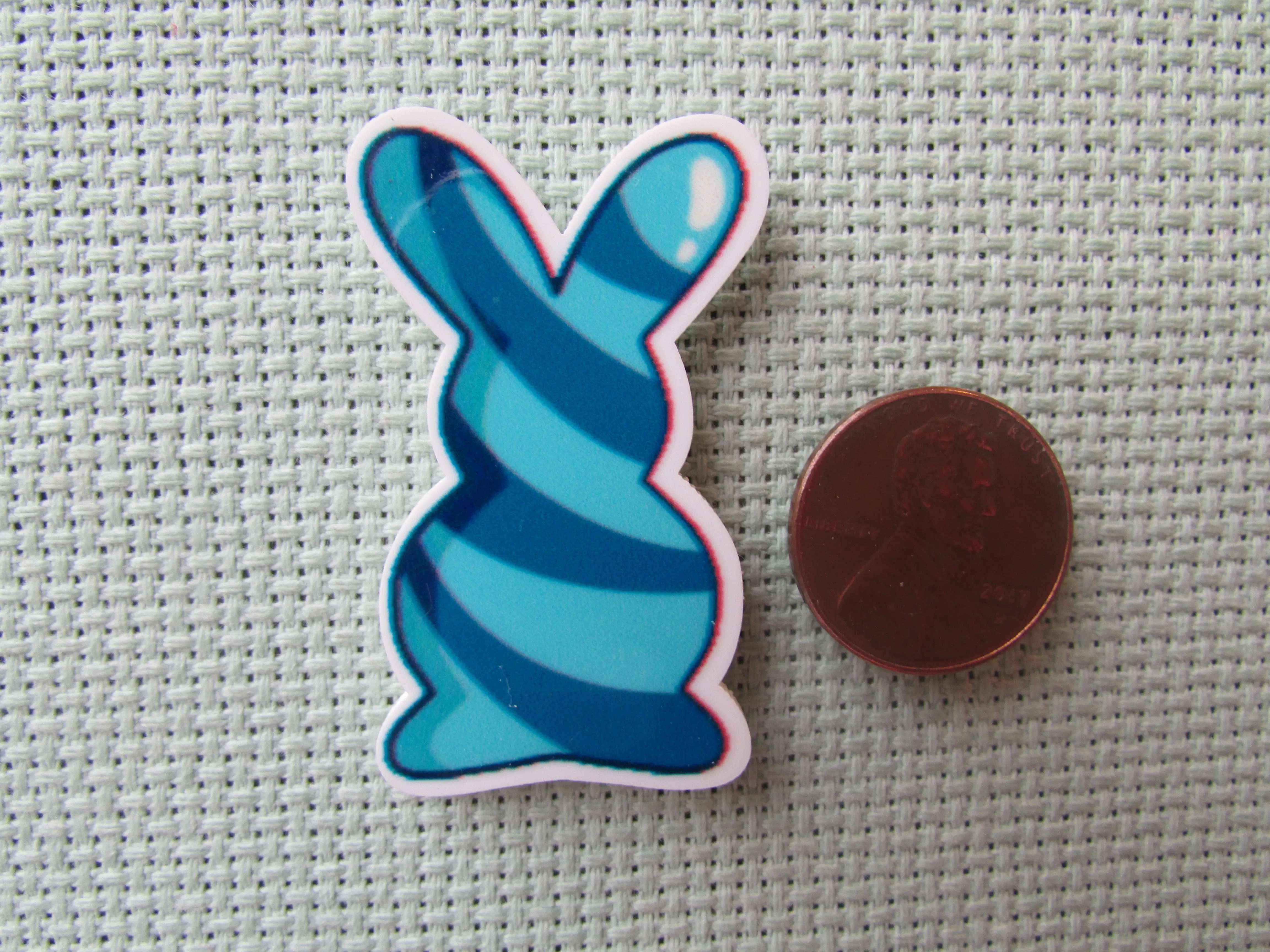 Light Blue Bunny Needle Minder, Cover Minder, Magnet LAST ONE!