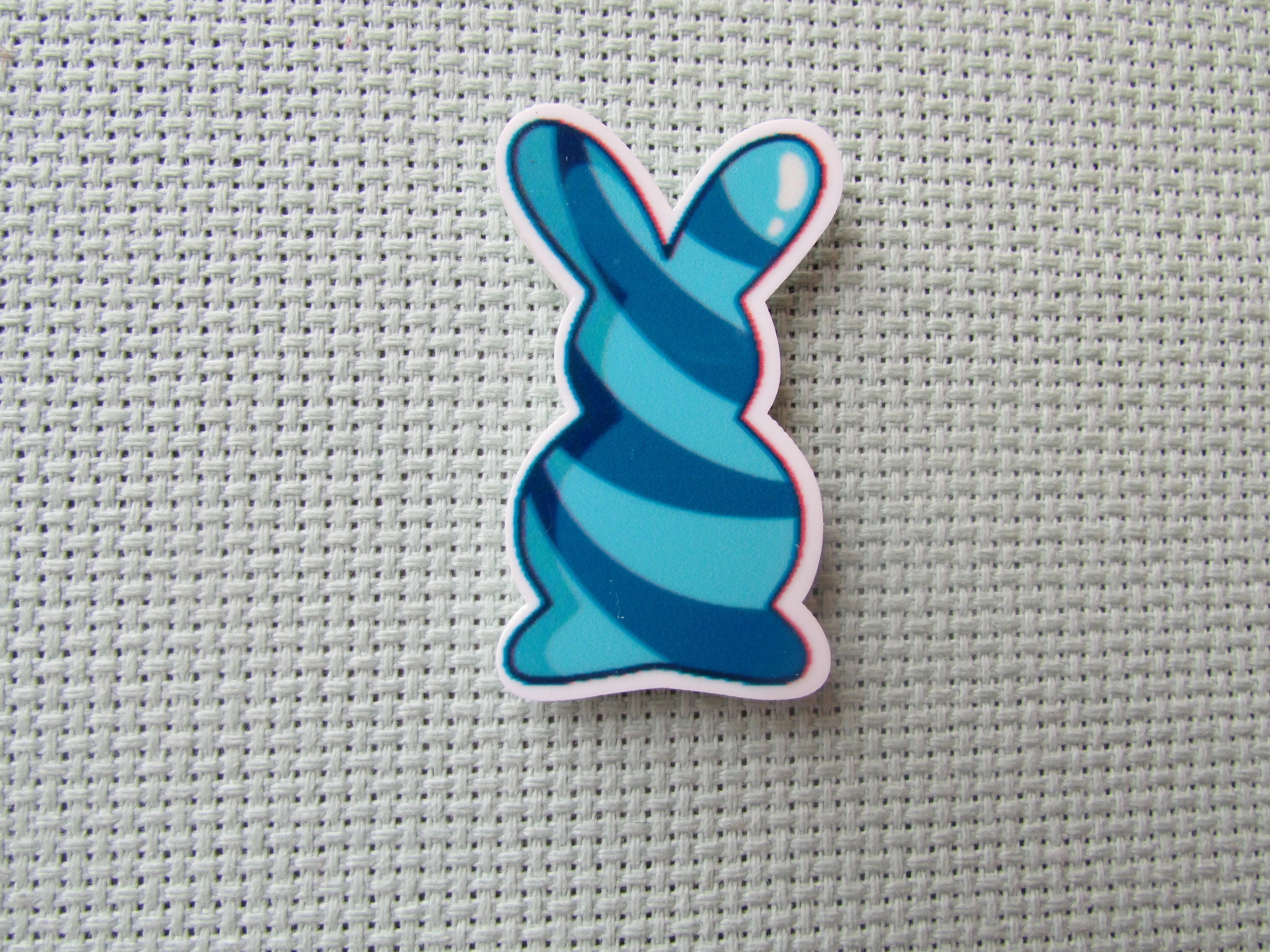 Light Blue Bunny Needle Minder, Cover Minder, Magnet LAST ONE!