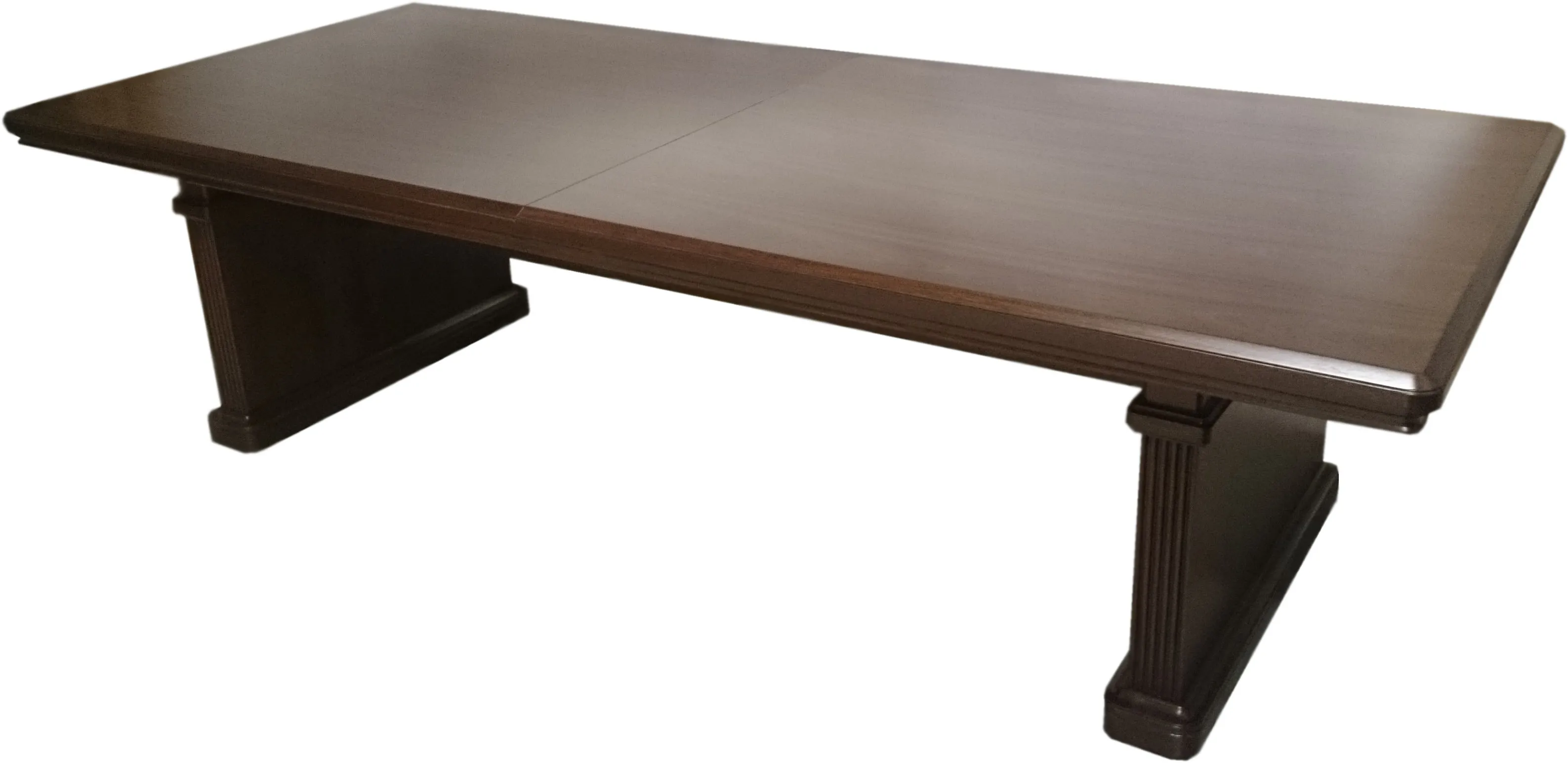 Luxury Meeting Table In Real Walnut Veneer Finish - 2200mm to 2800mm Option - MET-KT2128