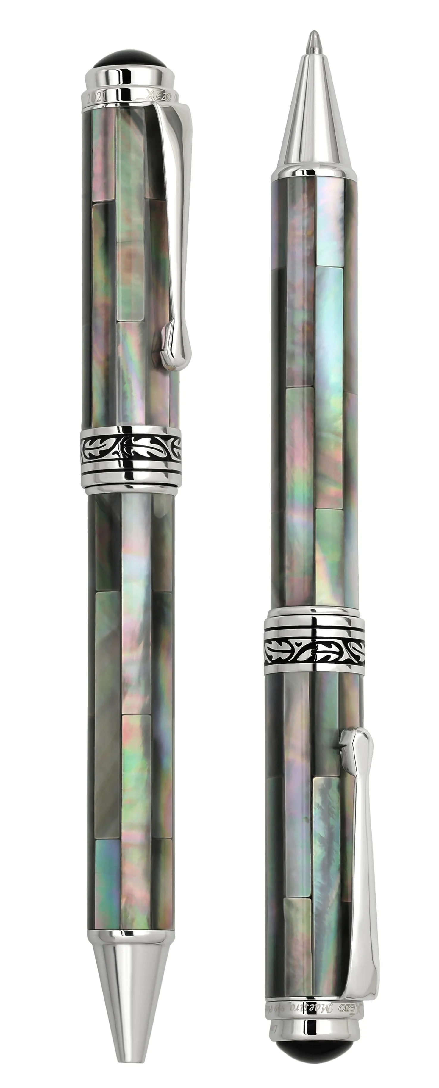 Maestro® Black Mother of Pearl & Platinum Plated Ballpoint Pen