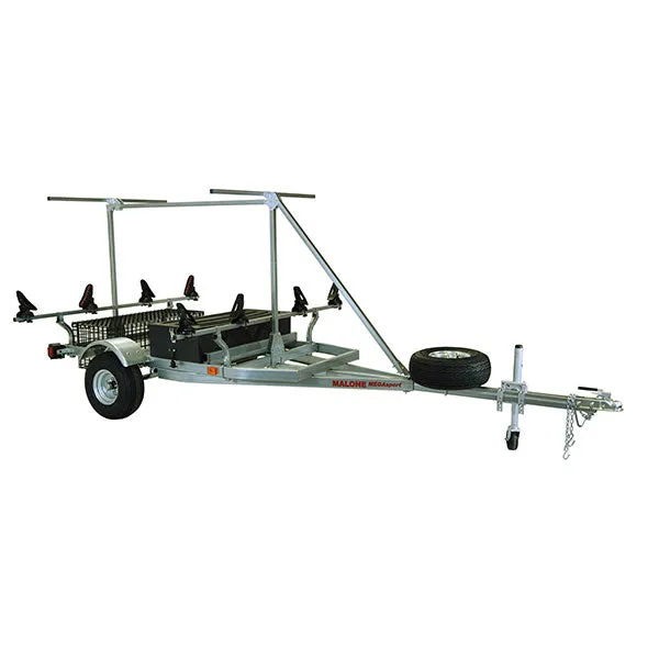 Malone MegaSport 2 Boat w/ Storage & 2nd Tier Trailer Package