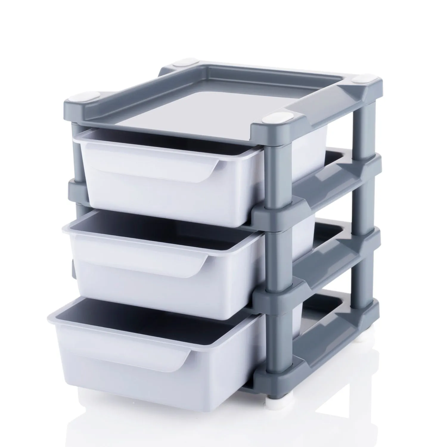 Mini 3 Layer Drawer Used for storing makeup equipment’s and kits used by women’s and ladies.