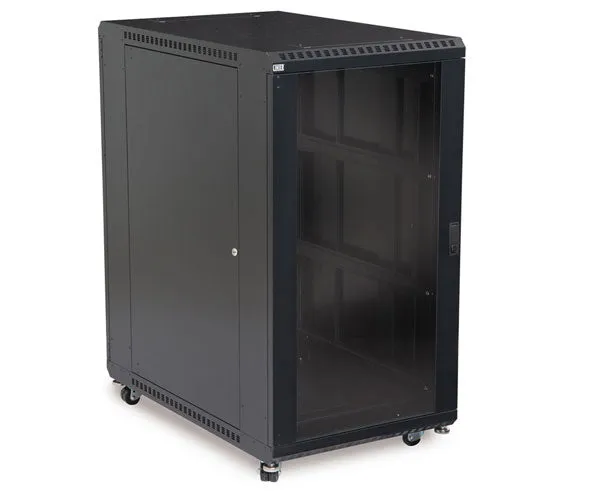 Network Rack, Server Enclosures, Glass Front, Glass Rear Doors