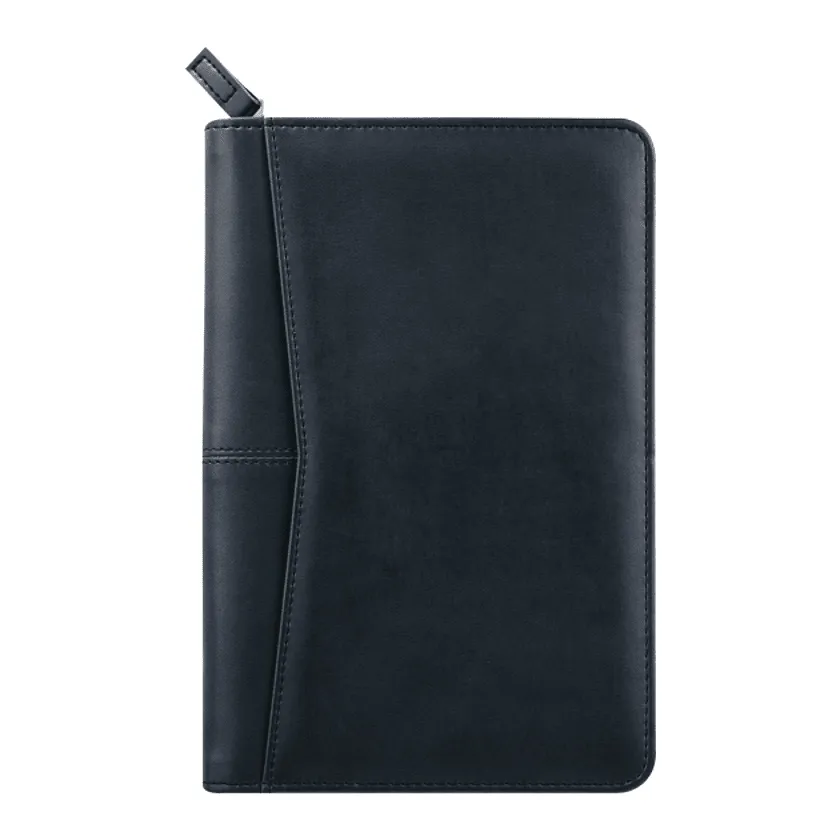 Pedova Junior Zippered Branded Padfolio, Navy