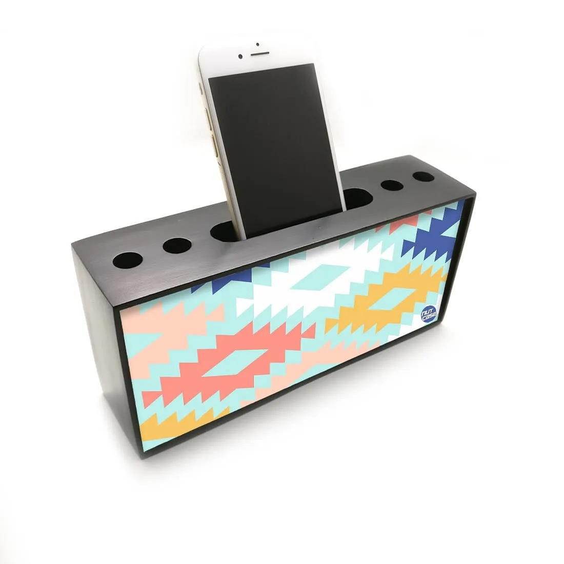 Pen Mobile Stand Holder Desk Organizer - Diamond Strips