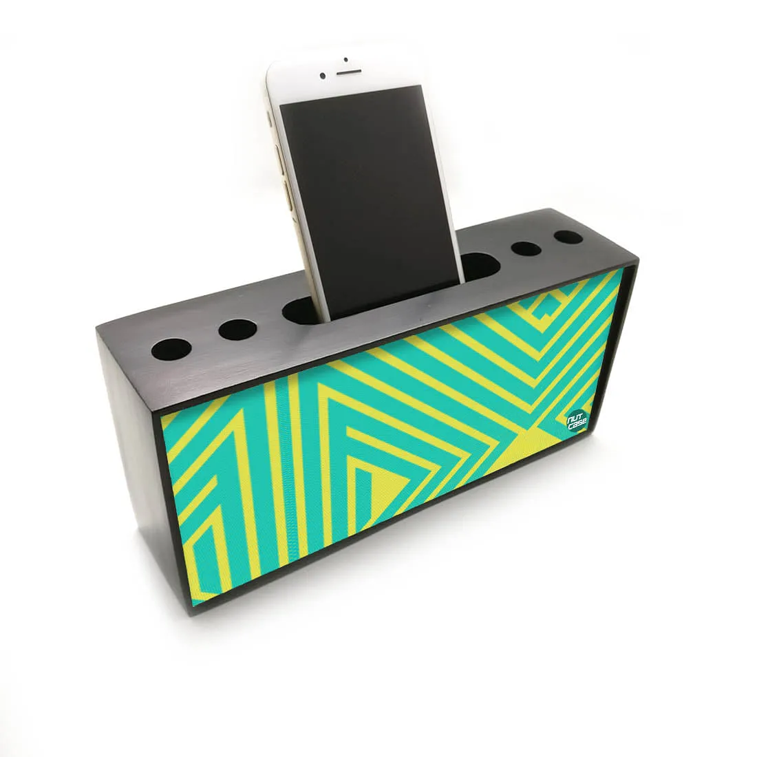 Pen Mobile Stand Holder Desk Organizer - Line Art