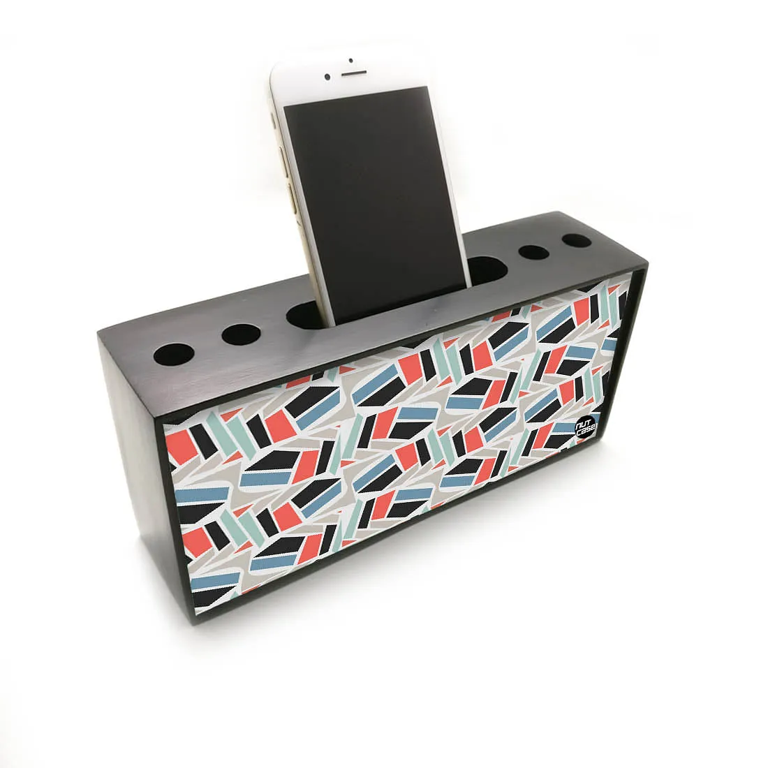 Pen Mobile Stand Holder Desk Organizer - Pastel Patterns