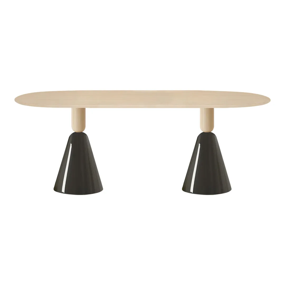 Pion Fresno Oval Dining Table - Quickship