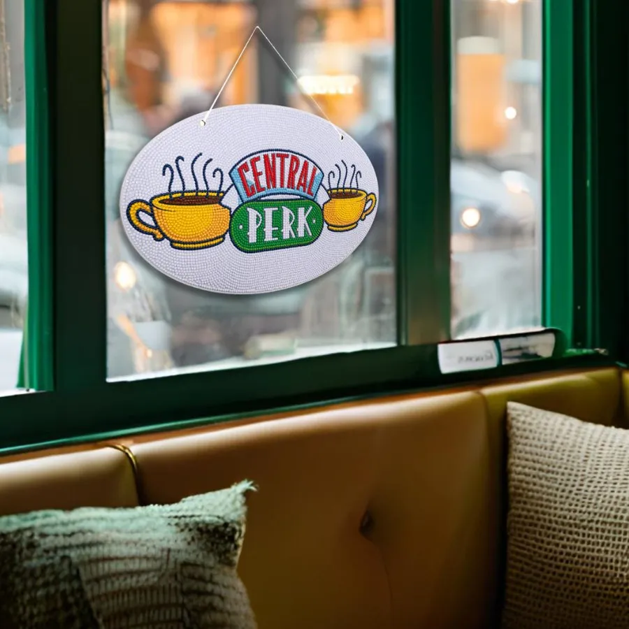 "Central Perk" Wooden Hanging Decoration