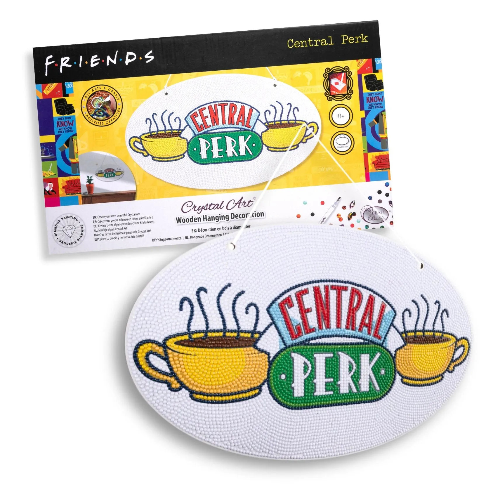 "Central Perk" Wooden Hanging Decoration