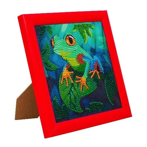 "Tree Frog" Ashley Erickson Frameable Crystal Art