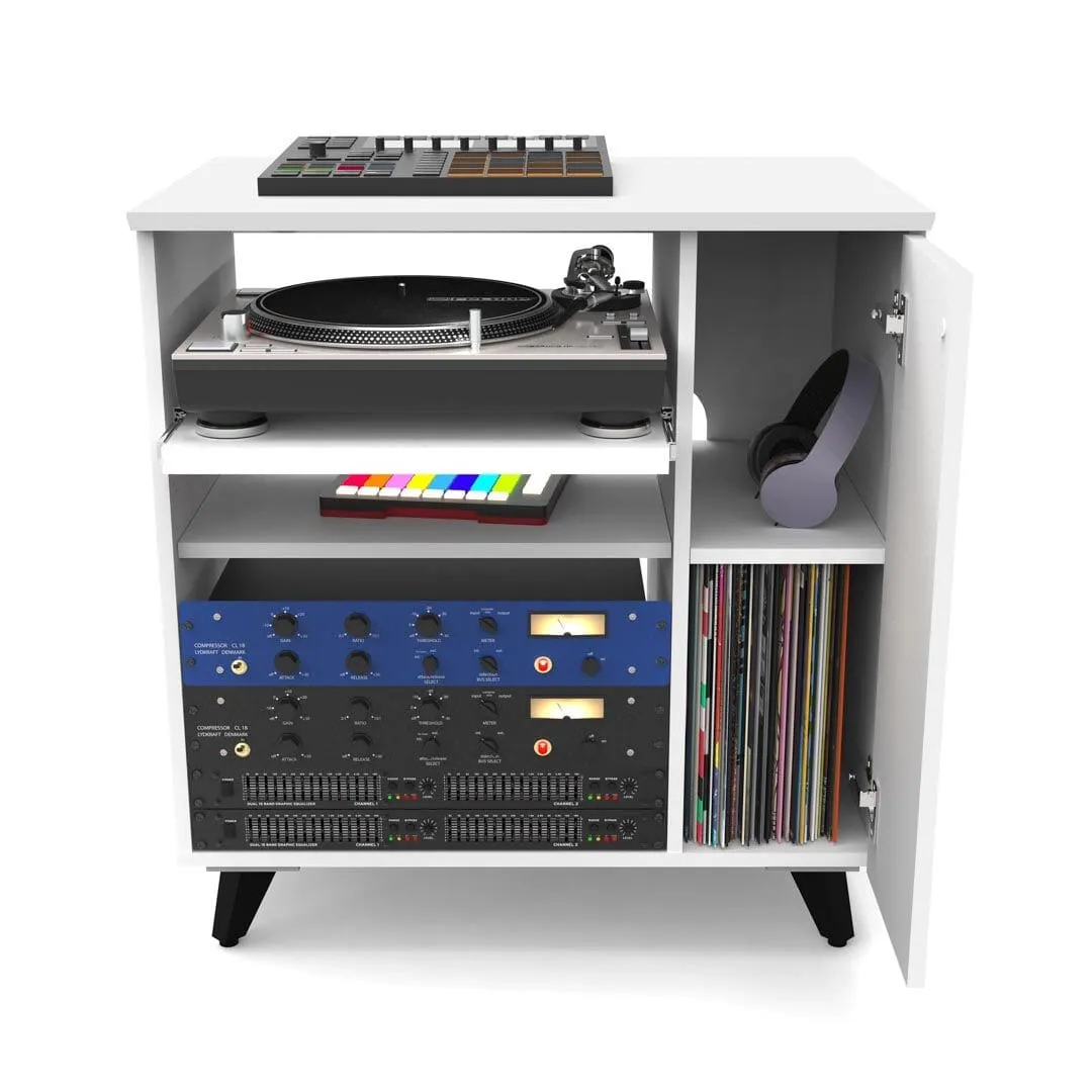 ReLoop Glorious Modular Studio Side Rack, White