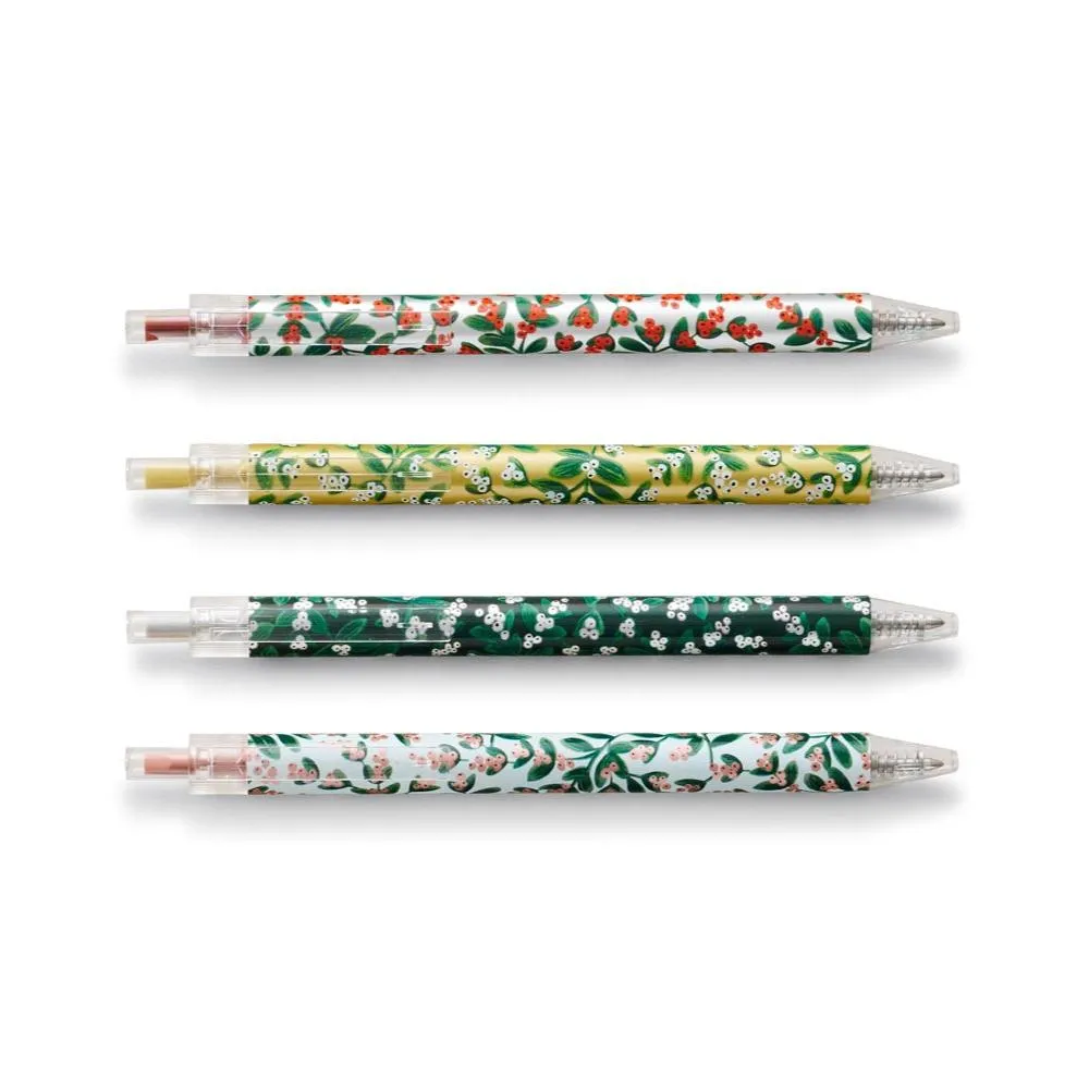 Rifle Paper Co. Metallic Pen Set - Mistletoe