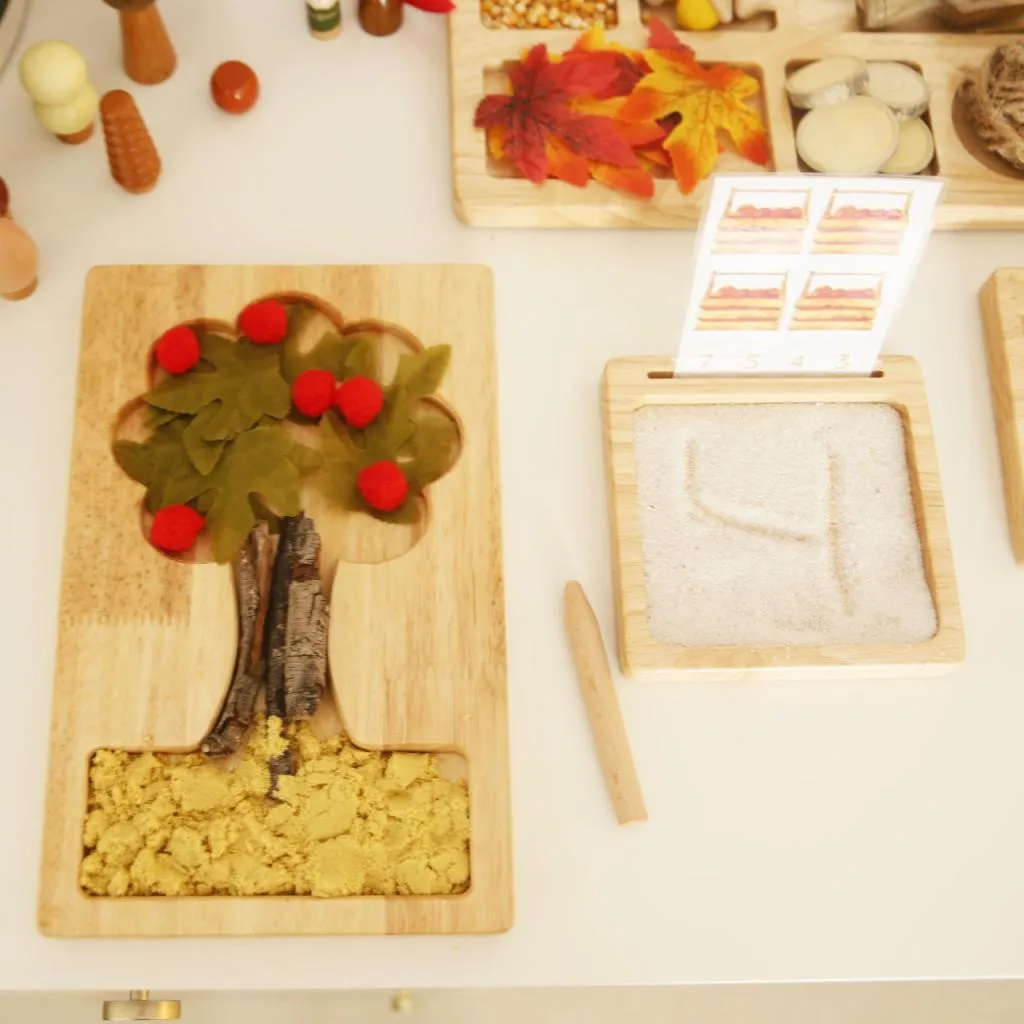 Sand Tracing Tray-Square / Sensory Writing, One part tray