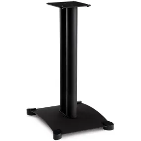 Sanus OPEN BOX Steel Foundation Speaker Stands - Black - 22 Inches-Excellent Condition