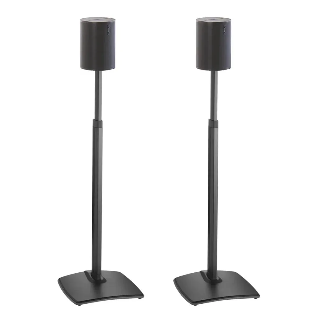 Sanus WSSE1A2 Height-Adjustable Speaker Stands for Sonos Era 100 - Pair