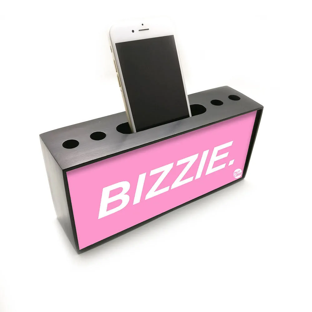 Small Mobile Stand With Pen Holder Desk Organizer for Office - BIZZIE