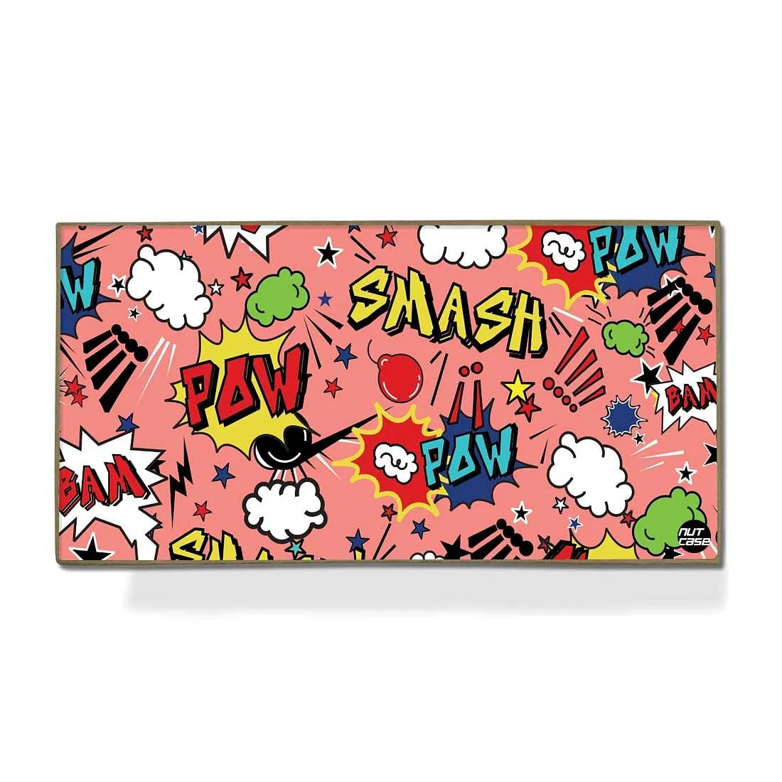 Stationery Kit Desk Organizer Memo Notepad - Comic Pop Art Pink