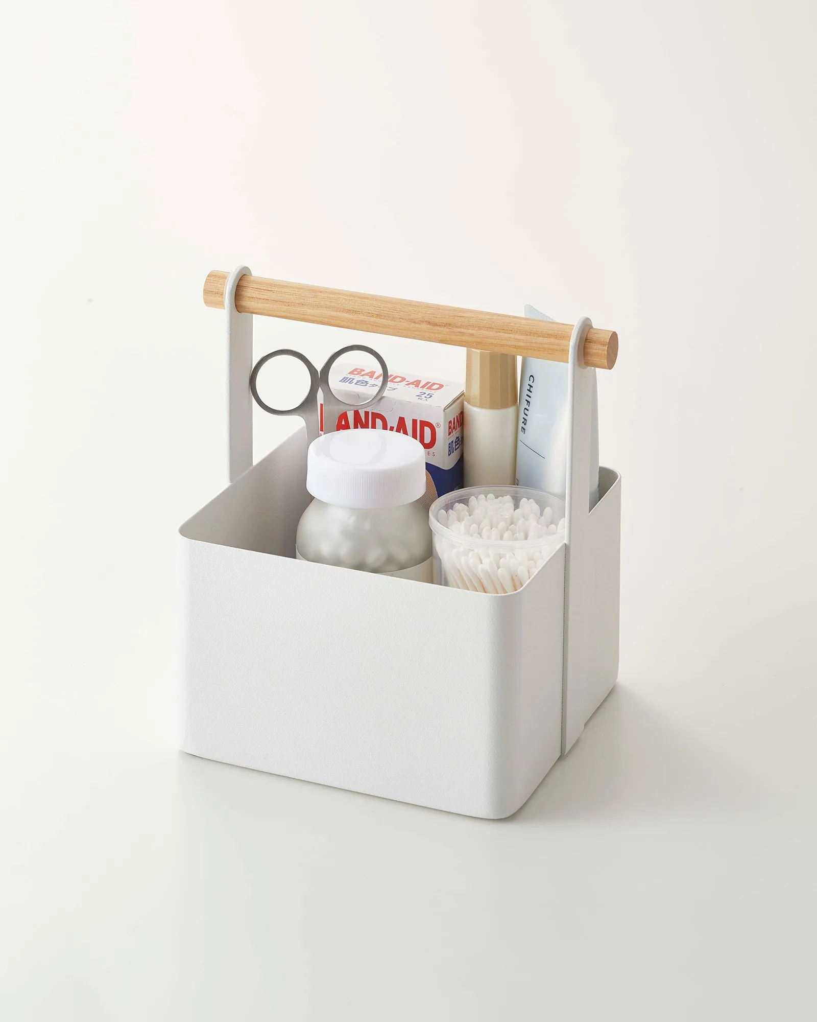 Storage Caddy - 2 Sizes - Steel   Wood