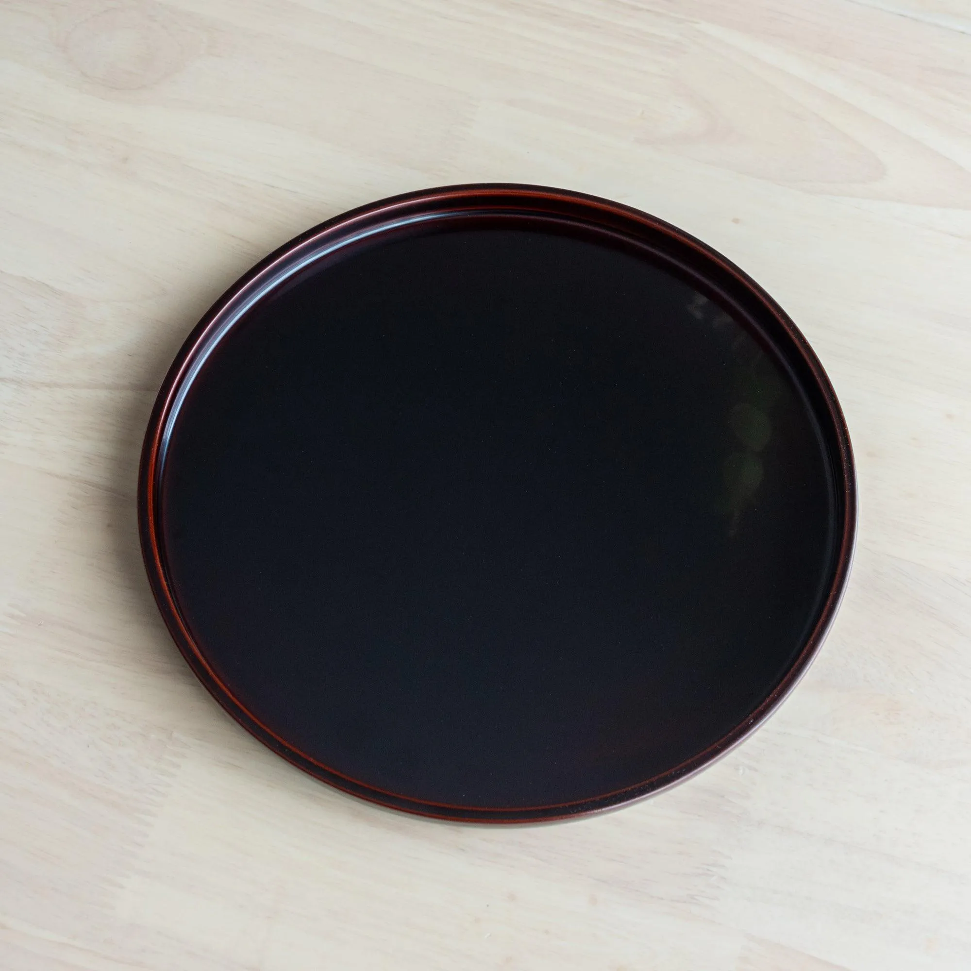 Tame-Nuri Black Echizen Lacquer Tray