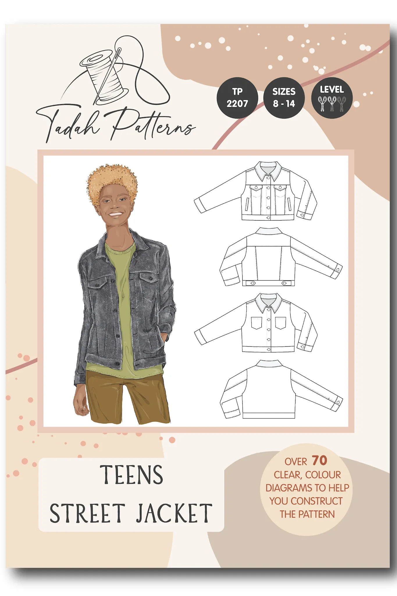 Teen Street Jacket Sewing Pattern