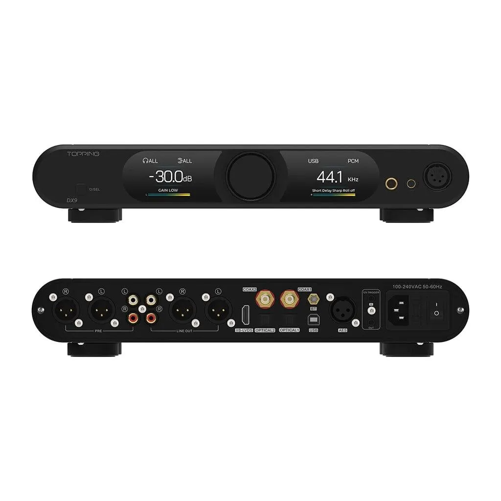 Topping DX9 DAC, Headphone Amplifier and Pre-Amp