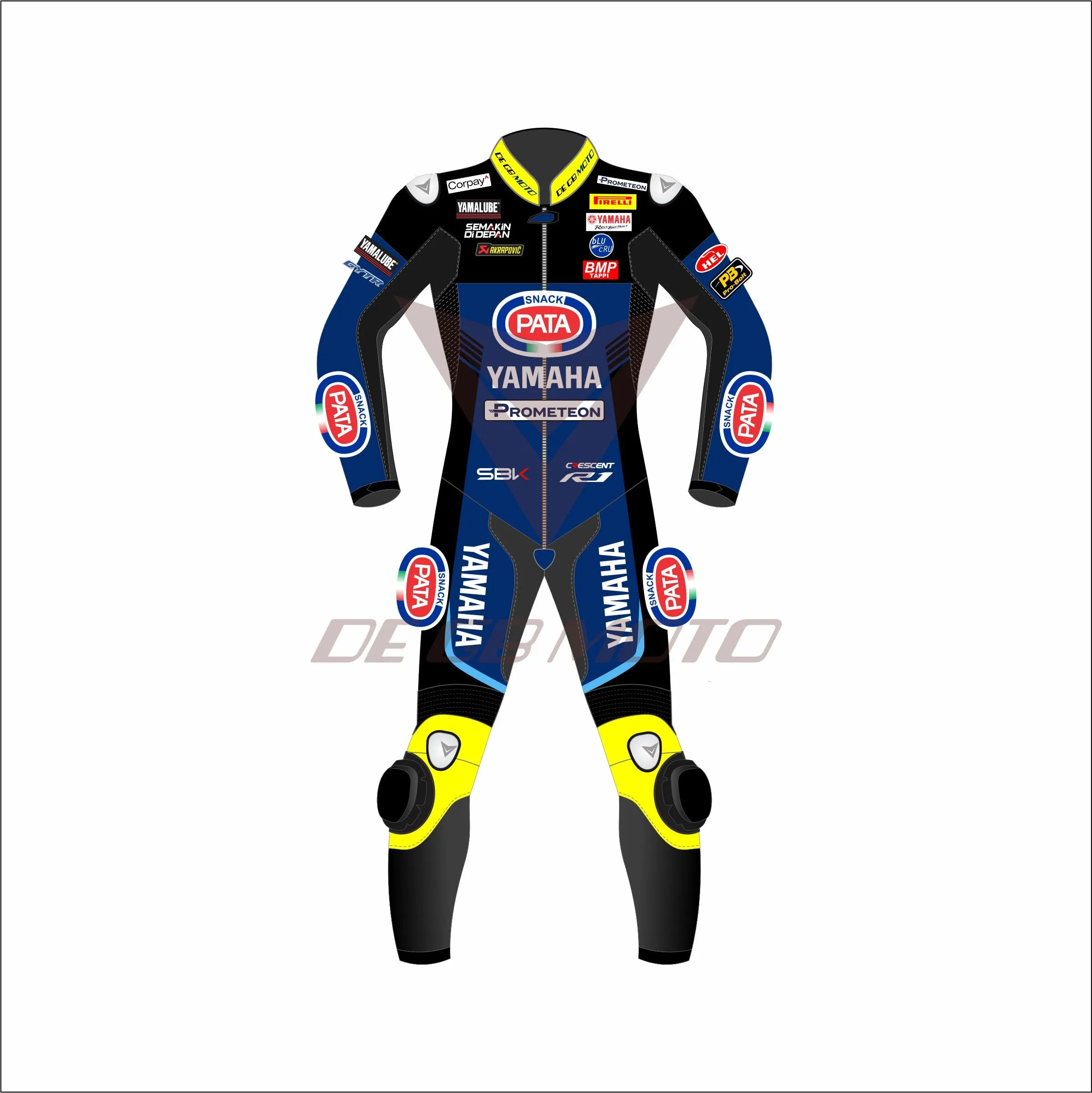 TOPRAK RAGATLIOGLU PATA YAMAHA 2023 Men One Piece Motorbike Racing Leather Suit