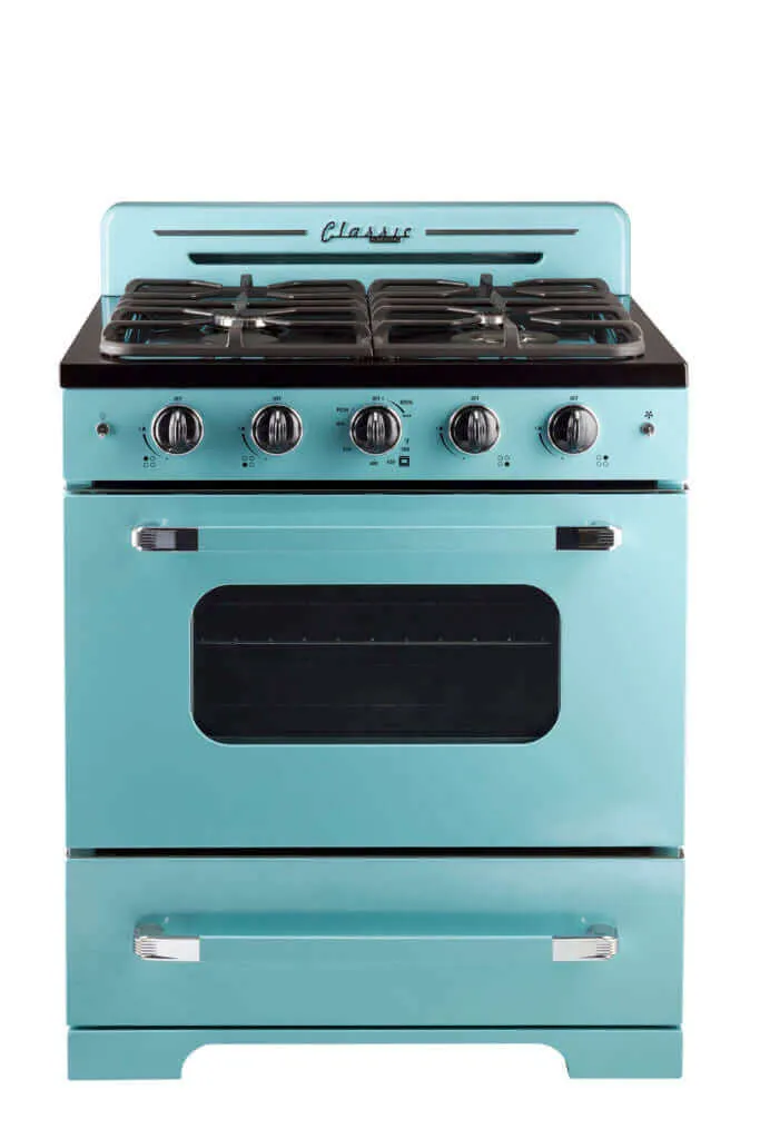 Unique Classic Retro 30” Convection Gas Range (Electronic Ignition)