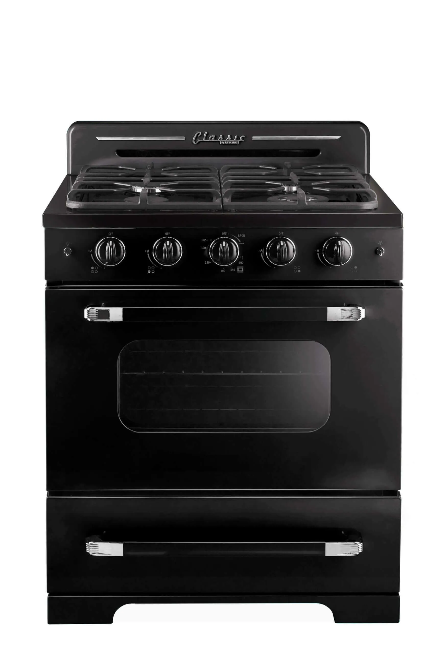 Unique Classic Retro 30” Convection Gas Range (Electronic Ignition)