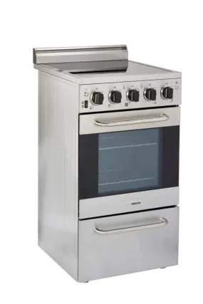 Unique Prestige 20" Stainless Convection Electric Range (SmoothTop)