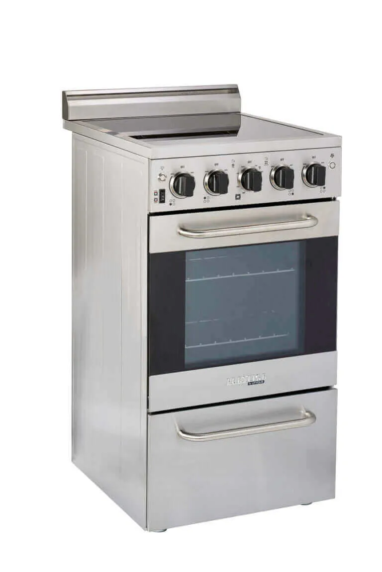 Unique Prestige 20" Stainless Convection Electric Range (SmoothTop)