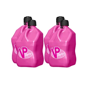 VP Racing Motorsports Container - Square - 5.5 Gallon - Pink (Case of 4)