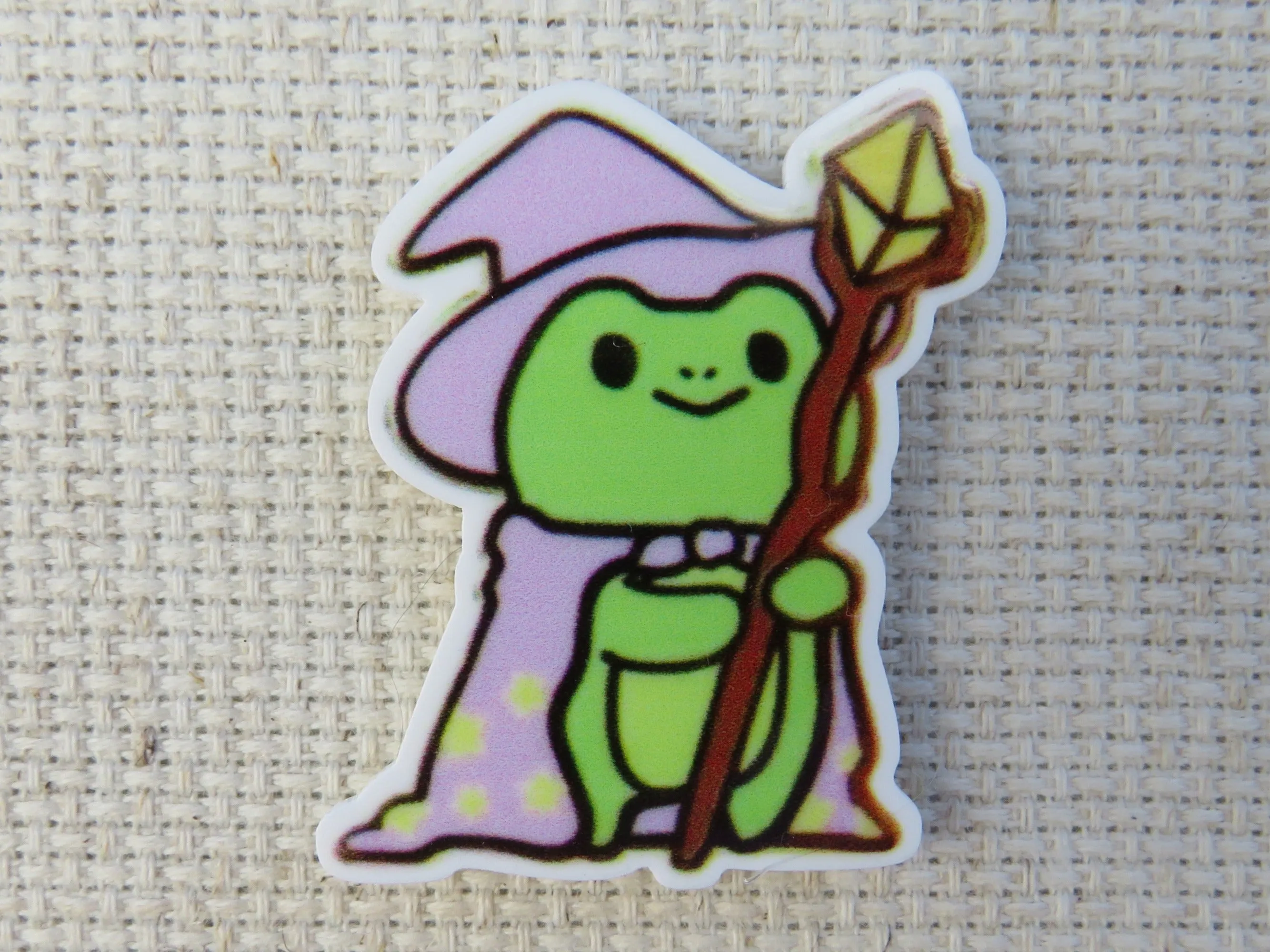 Wizard Frog Needle Minder, Cover Minder, Magnet